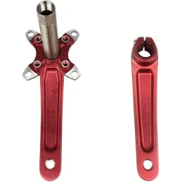 Biela Bicicleta Montaña, Pedalier Platos bcd 104 Bielas MTB Aleación de Aluminio Lzquierda y Derecha