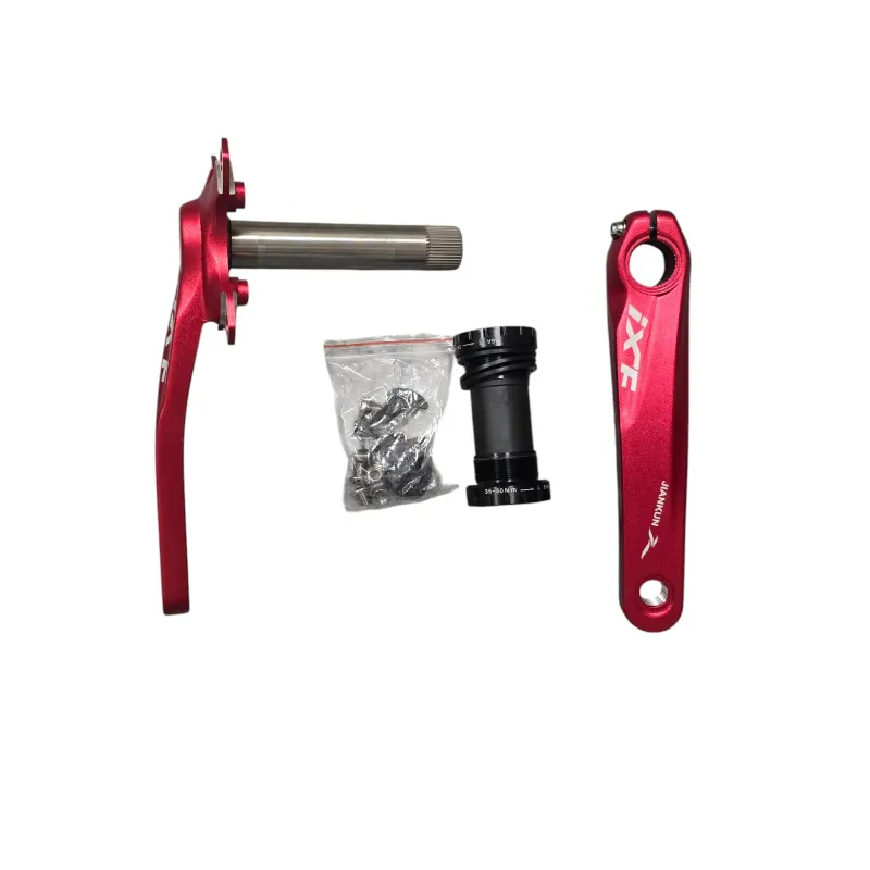 Biela Bicicleta Montaña, Pedalier Platos bcd 104 Bielas MTB Aleación de Aluminio Lzquierda y Derecha