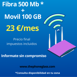 FIBRA 1GB + MOVIL 200 GB