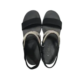 Skechers Rumble On Chart Topper, Sandalias de Talón Abierto Mujer EU-37