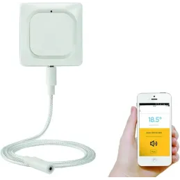 Detector de Agua y heladas con Sensor de Cable, Color Blanco