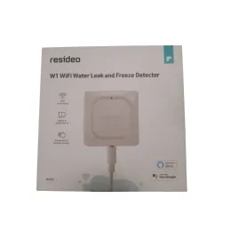 Detector de Agua y heladas con Sensor de Cable, Color Blanco