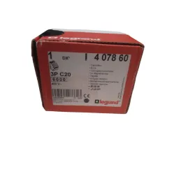 Interruptor Automatico DX3 3 Polos 20A  Legrand 407860 Interruptor Automatico DX3 3 Polos 20A  Legrand 407860