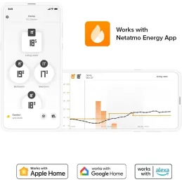 Netatmo Valvula Termostatica WiFi Inteligente, Control Remoto.NAV-N Netatmo Valvula Termostatica WiFi Inteligente, Control Remoto.NAV-N