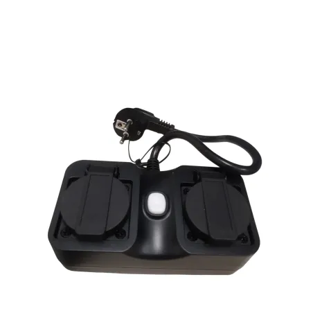 Enchufe Inteligente WiFi con Apple HomeKit, Refoss Enchufe Exterior Impermeable 16A con 2 Tomas