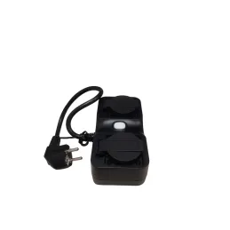 Enchufe Inteligente WiFi con Apple HomeKit, Refoss Enchufe Exterior Impermeable 16A con 2 Tomas