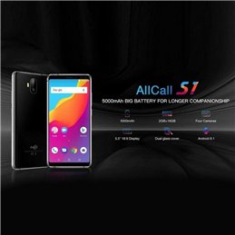 AllCall S1 5.5 inch Android 8.1 Smartphone Quad Core Dual SIM 2+16GB 5000mAh 3G AllCall S1 5.5 inch Android 8.1 Smartphone Quad Core Dual SIM 2+16GB 5000mAh 3G