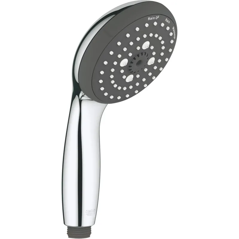 GROHE Vitalio Start 100 26031000 - Cabezal de ducha de mano con 3 funciones GROHE Vitalio Start 100 26031000 - Cabezal de ducha de mano con 3 funciones