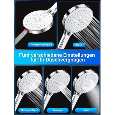 Alcachofa de Ducha Alta Presion Srewohs