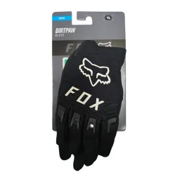 Fox Racing Guantes DIRTPAW - CE, Negro Blanco, YL