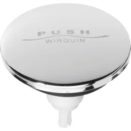 Wirquin SP9260S 30724024-Válvula para bañera (65 mm, Acero Inoxidable, Cromado)