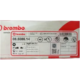 Brembo 08508614 Disco de Freno, Set de 2