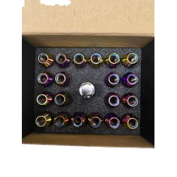 Mishimoto MMLG-125-20LNC Tuercas de bloqueo de aluminio M12x1.25, juego de 20 piezas, cromo Neo Mishimoto MMLG-125-20LNC Tuercas de bloqueo de aluminio M12x1.25, juego de 20 piezas, cromo Neo