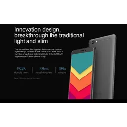 Vernee Thor Plus 5.5" 3 GB de RAM, 32 GB de ROM Vernee Thor Plus 5.5" 3 GB de RAM, 32 GB de ROM