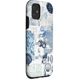 Carcasa para iPhone 11 Collage de verano Beachy Bl Carcasa para iPhone 11 Collage de verano Beachy Bl