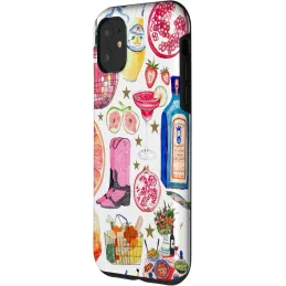 Carcasa para iPhone 11 Estética Verano Cowgirl Cow Carcasa para iPhone 11 Estética Verano Cowgirl Cow