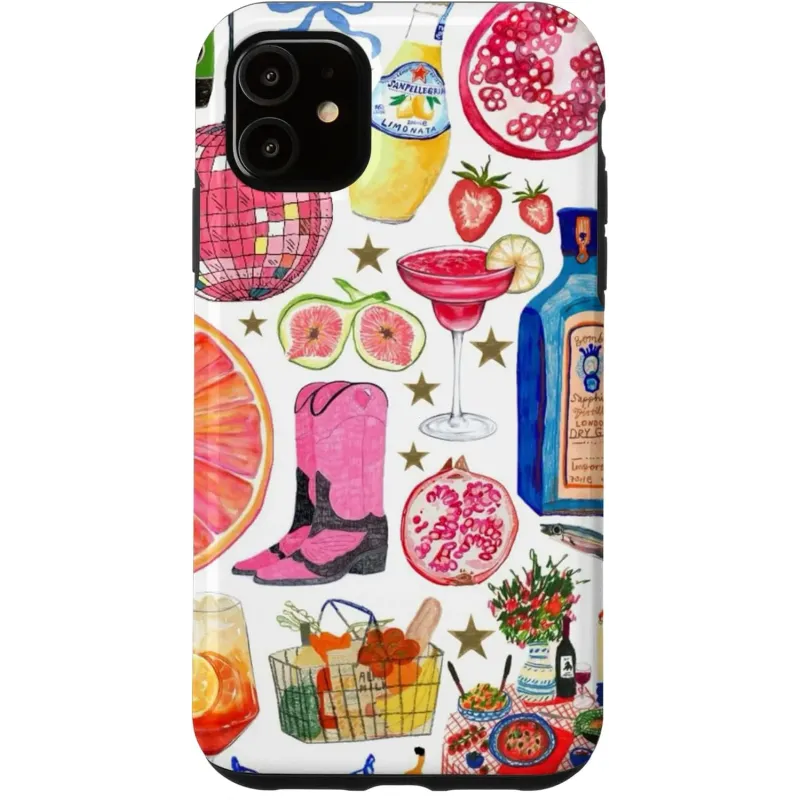 Carcasa para iPhone 11 Estética Verano Cowgirl Cow Carcasa para iPhone 11 Estética Verano Cowgirl Cow