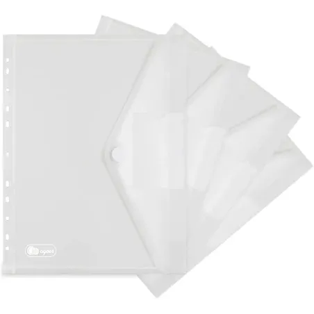 10 Paquetes de Carpetas A4 Plástico