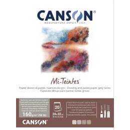 Canson Mi-Teintes 60% Abeja 160 g Bloc Encolado 24