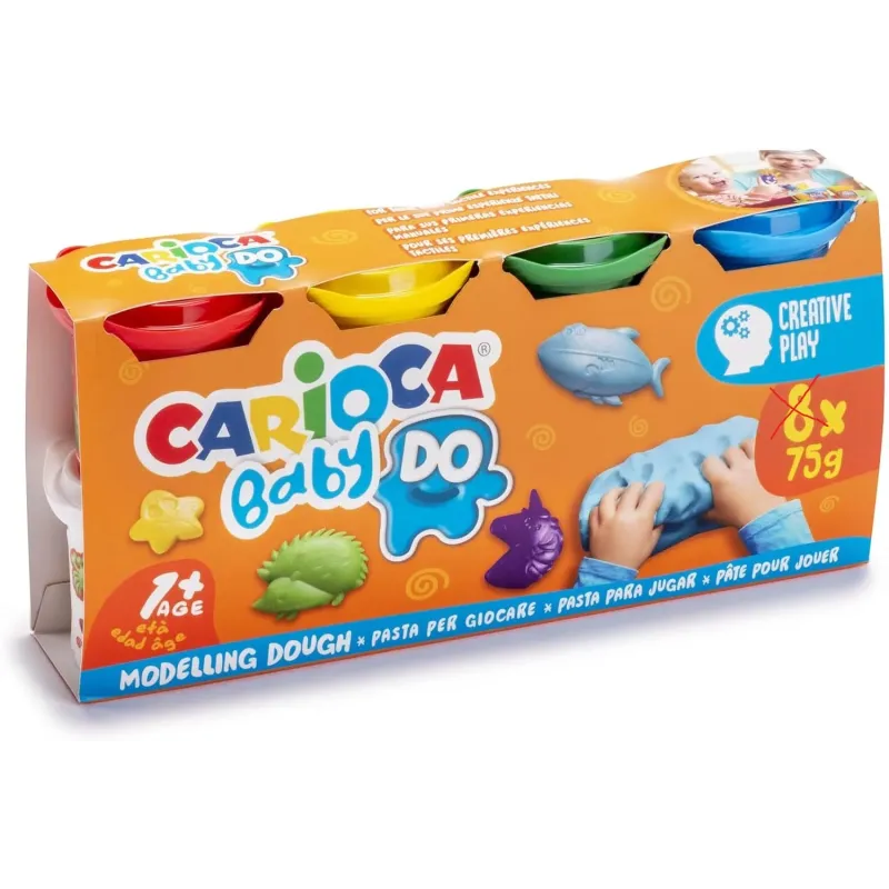 Carioca Baby DO Plastilina, Set de 7 Colores, para