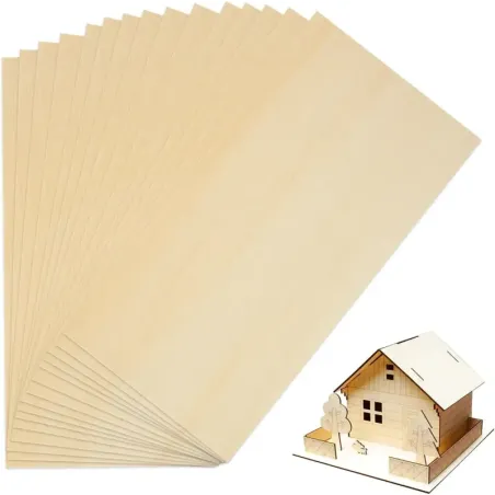Leiptes 15 Piezas Madera Contrachapada 200 x 100 x