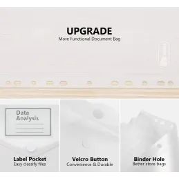 10 Paquetes de Carpetas A4 Plástico