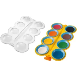 Pelikan, Set de 8 Acuarelas para Niños, Pincel y P