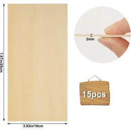 Leiptes 15 Piezas Madera Contrachapada 200 x 100 x