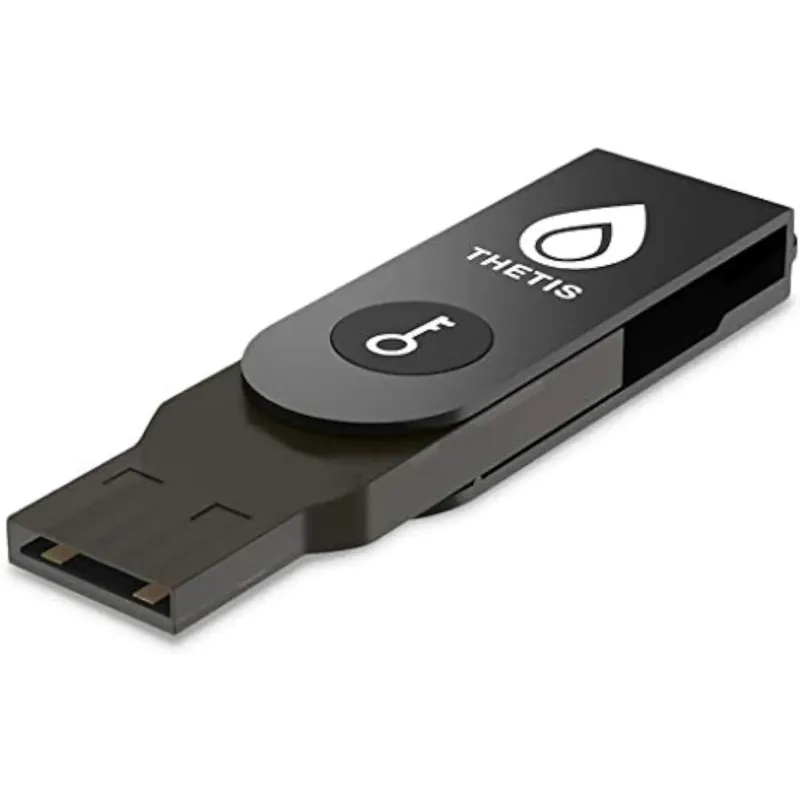 Thetis Llave de Seguridad U2F y FIDO2, USB A Thetis Llave de Seguridad U2F y FIDO2, USB A