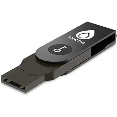 Thetis Llave de Seguridad U2F y FIDO2, USB A