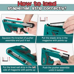 NEU MASTER Brad Nailer NTC0060 - Pistola eléctrica