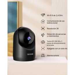 Tenda Cámara WiFi Vigilancia Interior 2K Cámaras d Tenda Cámara WiFi Vigilancia Interior 2K Cámaras d