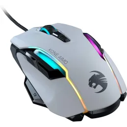 Ratón Gaming Optico con Cable Blanco Kone AIMO