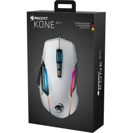 Ratón Gaming Optico con Cable Blanco Kone AIMO