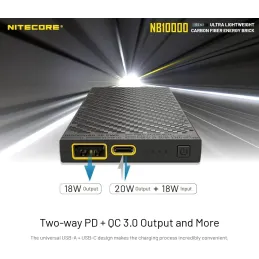 Nitecore NB10000 batería externa 10000 mAh Nitecore NB10000 batería externa 10000 mAh