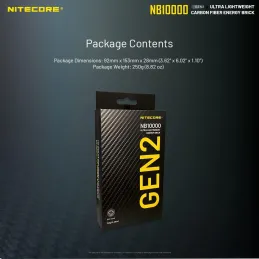 Nitecore NB10000 batería externa 10000 mAh Nitecore NB10000 batería externa 10000 mAh