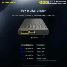 Nitecore NB10000 batería externa 10000 mAh Nitecore NB10000 batería externa 10000 mAh