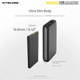 Nitecore NB10000 batería externa 10000 mAh Nitecore NB10000 batería externa 10000 mAh