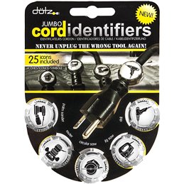 DOTZ Jumbo Cord Identifiers Transparente 5pieza(s) presilla - sujección para cab