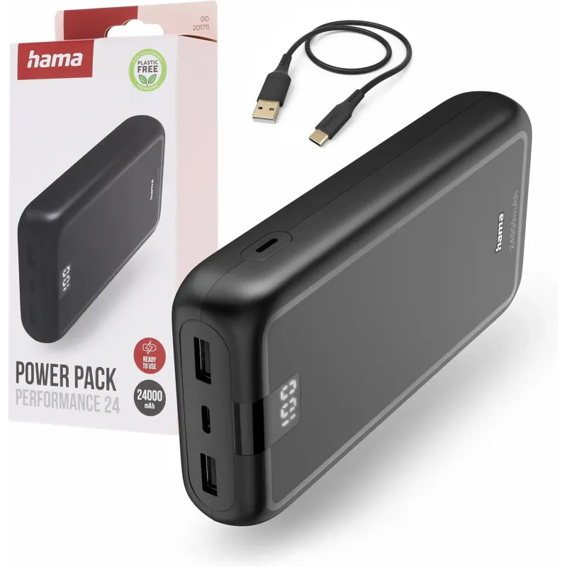 Hama | Power Pack Pack Perfomance-24 24.000 mAh Hama | Power Pack Pack Perfomance-24 24.000 mAh