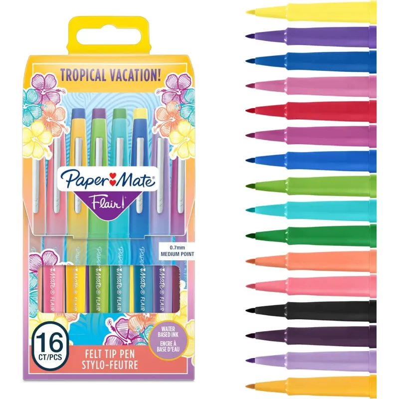 Paper Mate 2061396 - Paquete de 16 rotuladores, pu