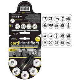 DOTZ Jumbo Cord Identifiers Transparente 5pieza(s) presilla - sujección para cab