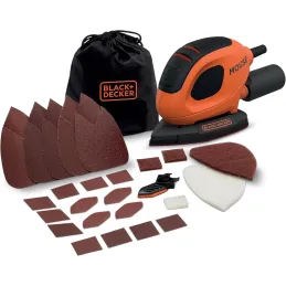 BLACK+DECKER Lijadora de detalles compacta de 55 W