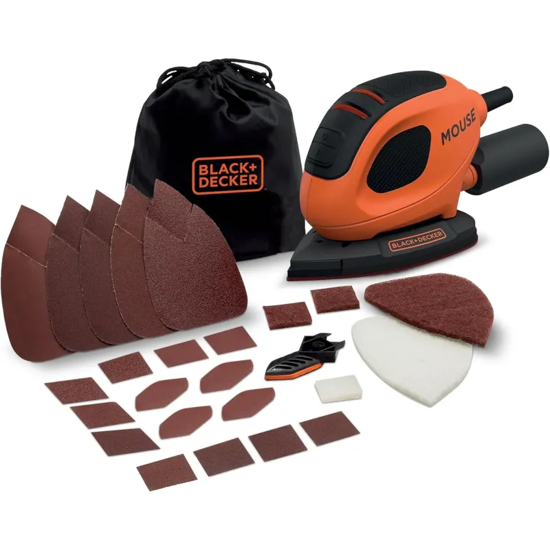 BLACK+DECKER Lijadora de detalles compacta de 55 W