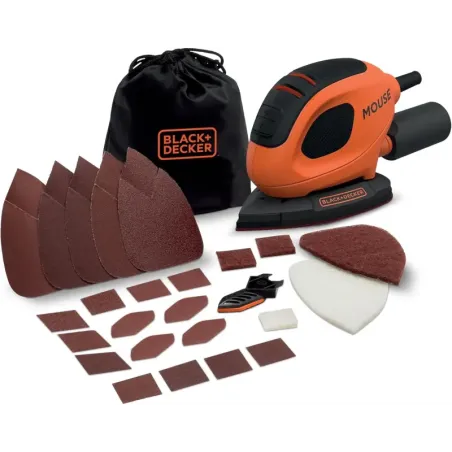 BLACK+DECKER Lijadora de detalles compacta de 55 W