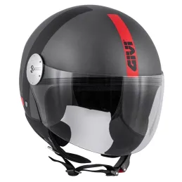 Casco Demi-Jet Givi 10.7 Mini-J Concept Negro Antr Casco Demi-Jet Givi 10.7 Mini-J Concept Negro Antr