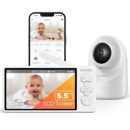 Codnida 5,5'' Camara Vigilancia Bebe LCD Pantalla,