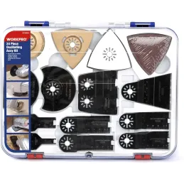 WORKPRO Accesorios para Herramienta Oscilante 24-p