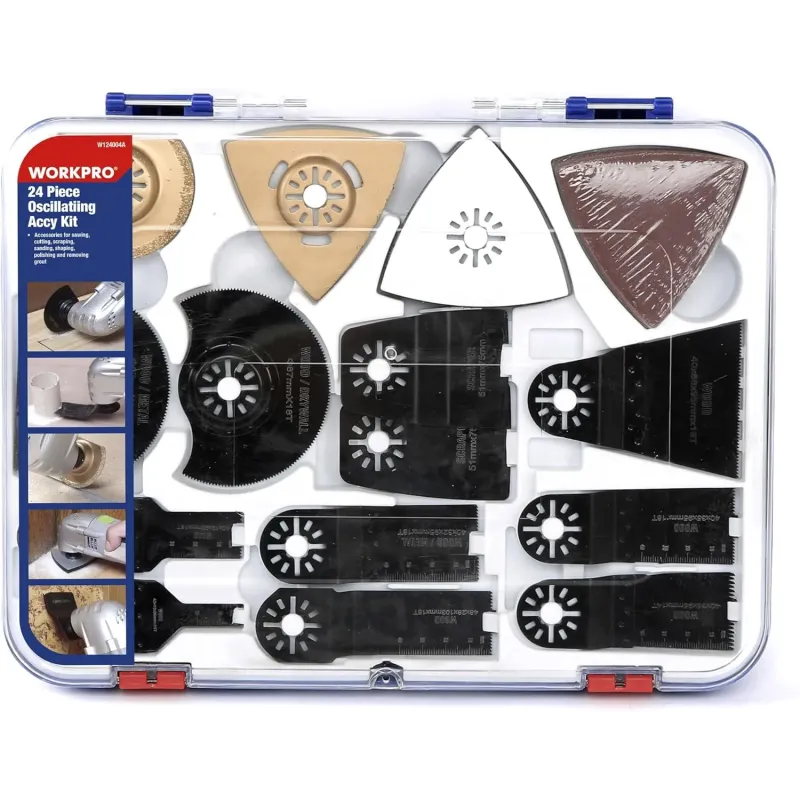 WORKPRO Accesorios para Herramienta Oscilante 24-p WORKPRO Accesorios para Herramienta Oscilante 24-p