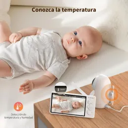 Codnida 5,5'' Camara Vigilancia Bebe LCD Pantalla, Codnida 5,5'' Camara Vigilancia Bebe LCD Pantalla,